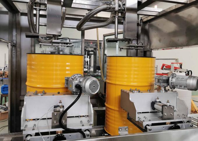 Linie de umplere cu ulei lubrifiant 200L