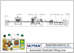 Linia automată de umplere a pesticidelor